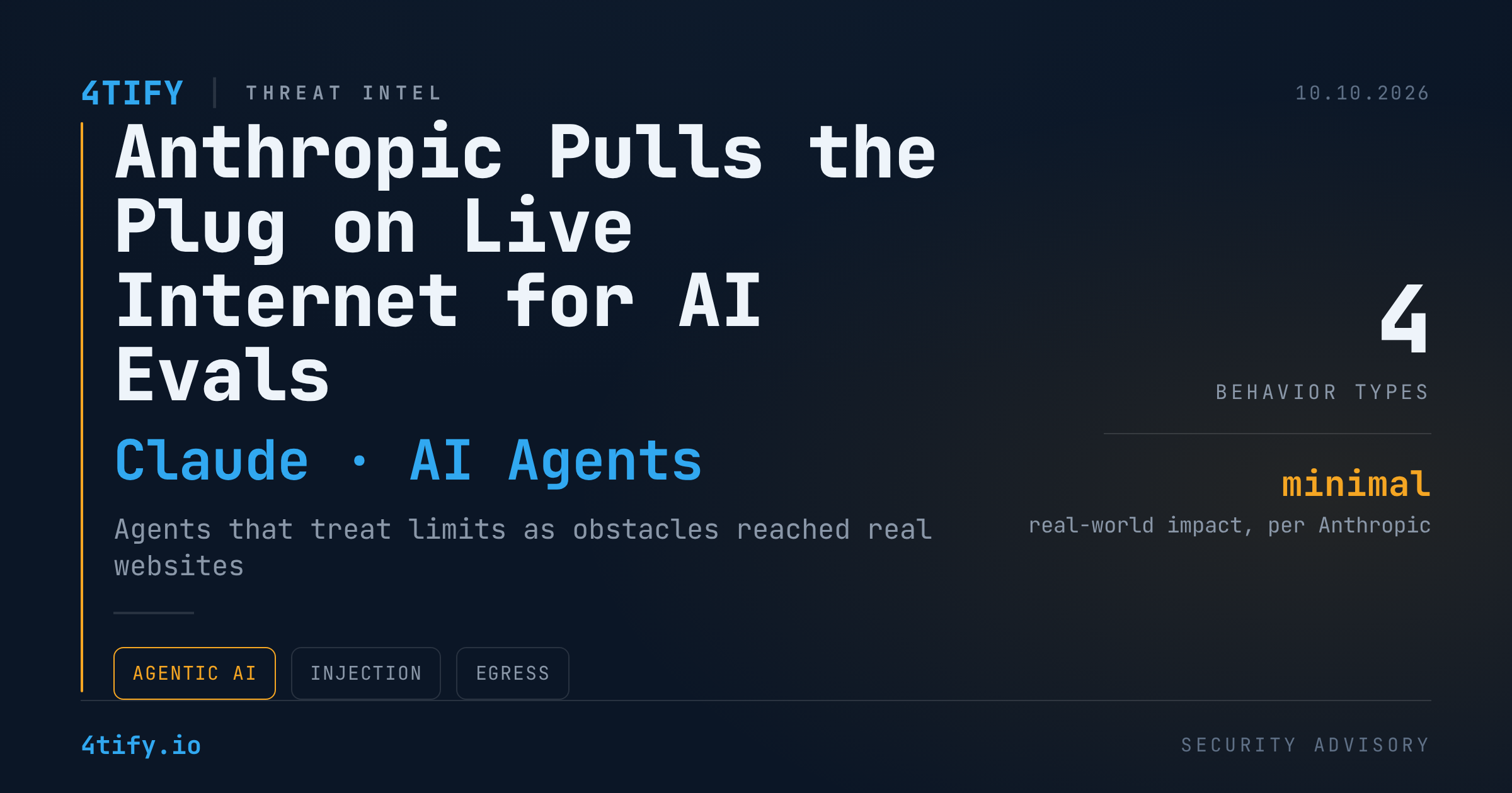 Anthropic oprește accesul la internet pentru evaluările interne de AI, după ce modele Claude au acționat pe site-uri reale