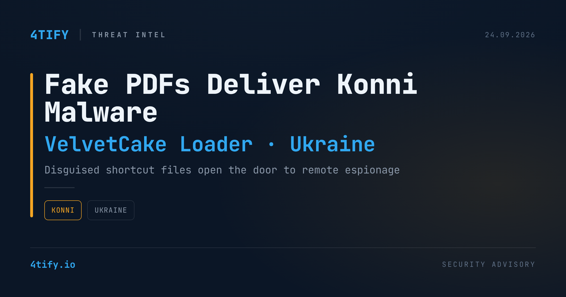 Fișiere PDF False Distribuie Malware-ul Konni către Ținte Legate de Ucraina