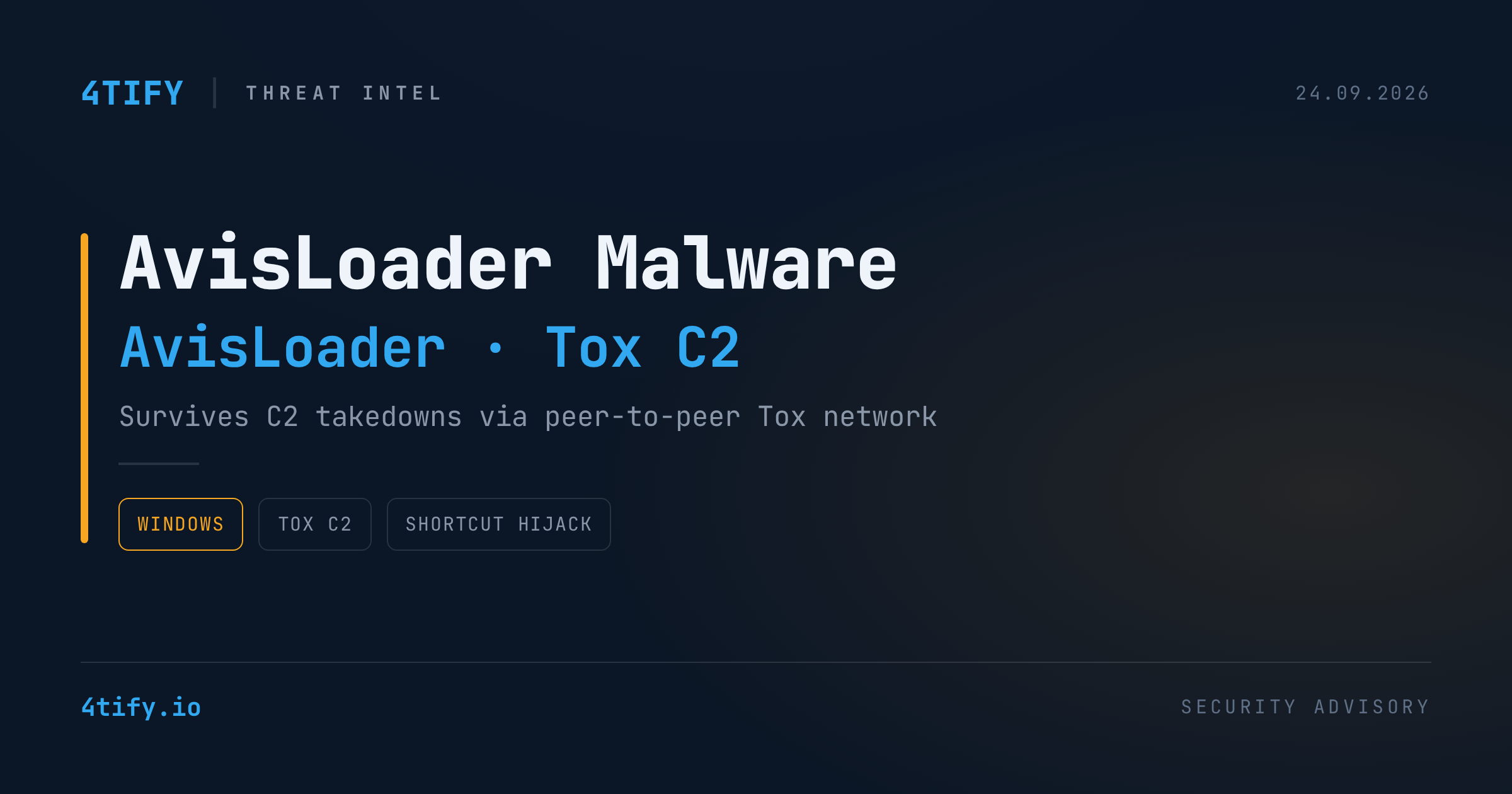 New AvisLoader Malware Uses Tox Messaging to Dodge Takedowns