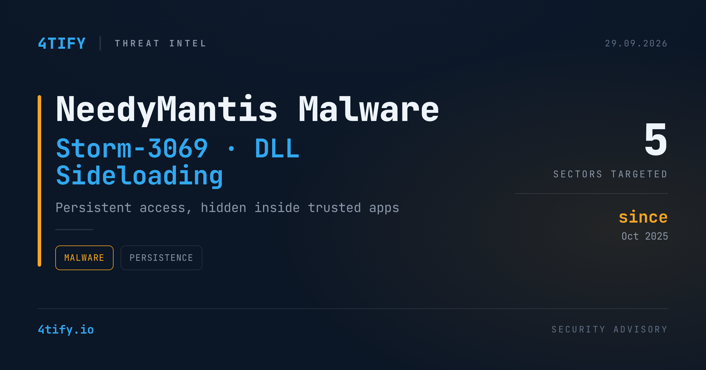 Malware-ul NeedyMantis oferă atacatorilor acces de lungă durată în rețele deja compromise