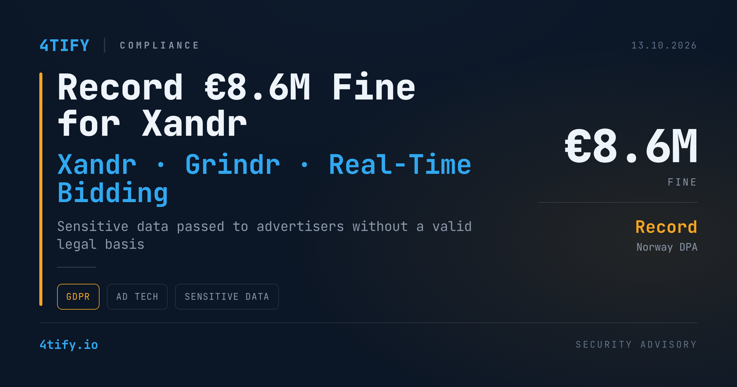 Norvegia amendează Xandr cu 8,6 mil. € pentru transmiterea datelor sensibile ale utilizatorilor Grindr