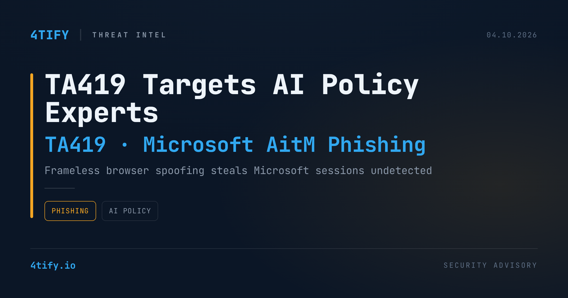 TA419, grup legat de China, vizează experți americani în politici AI prin falsificarea browserului