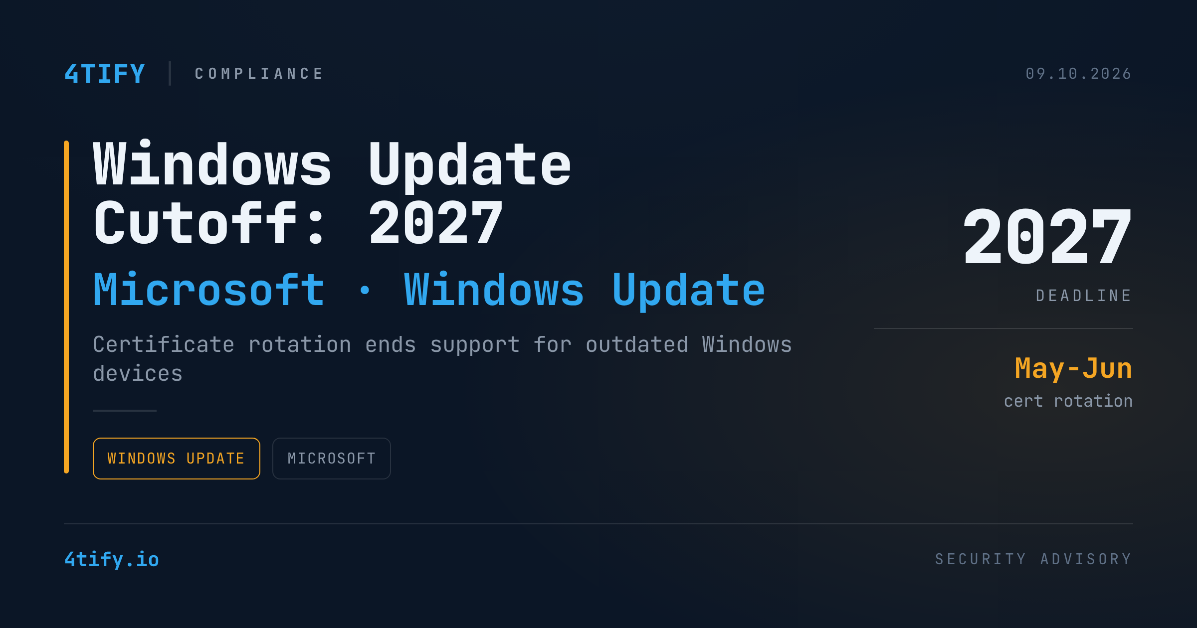 Microsoft: dispozitivele Windows învechite vor pierde actualizările de securitate în 2027