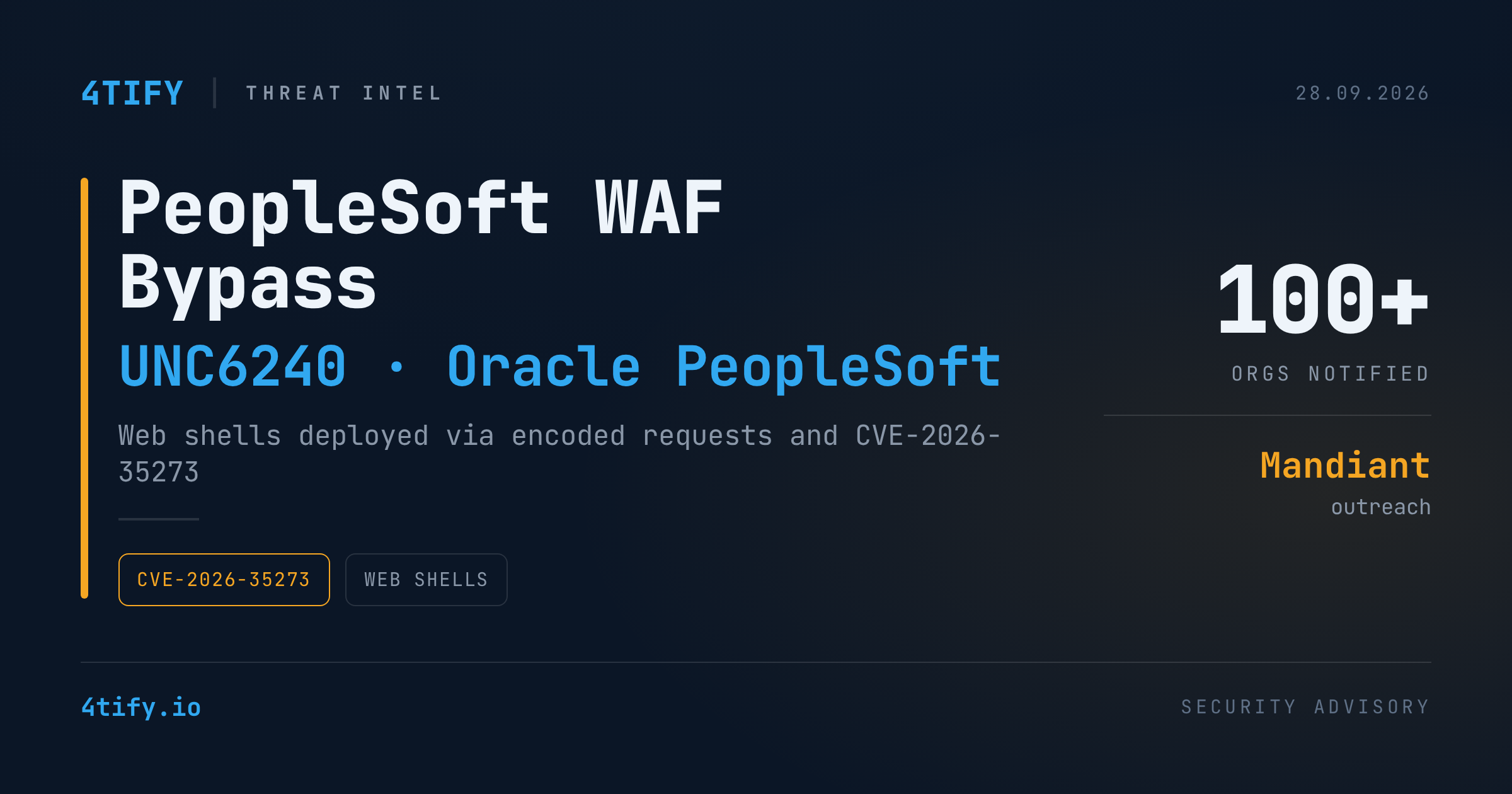 Grup asociat ShinyHunters ocolește firewall-urile pentru a exploata o vulnerabilitate critică în Oracle PeopleSoft